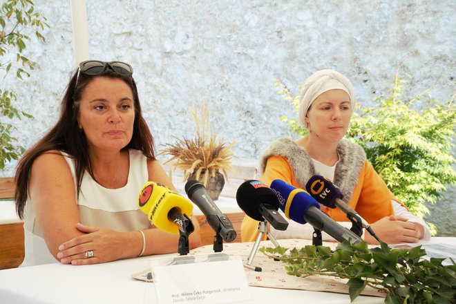 Milena Čeko Pungartnik (levo) je bila na čelu Zavoda Celeia Celje skoraj od njegove ustanovitve. FOTO: Brane Piano