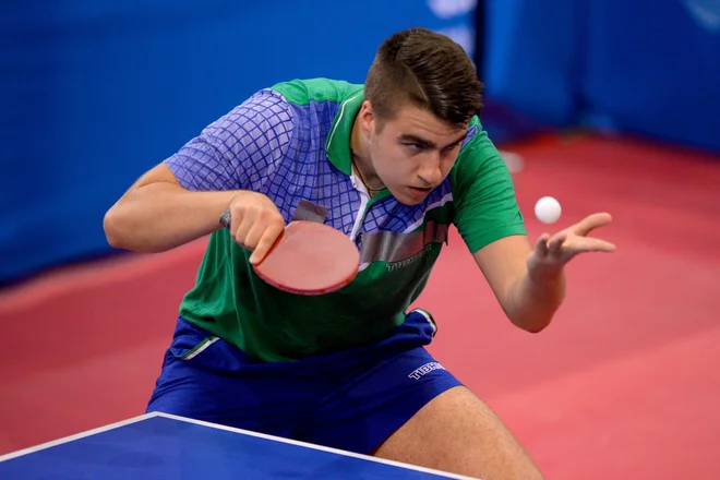 Darko Jorgić je že velikokrat dokazal, da zna vrhunsko vihteti lopar. FOTO: Josep Lago/AFP