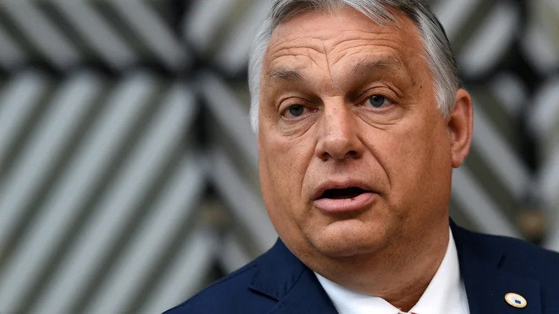 Fotografija: Če Madžarska ne spoštuje temeljnih vrednot, ne more biti v EU, je prepričan nizozemski premier Mark Rutte. Strpnosti do Orbánovih izpadov je čedalje manj. FOTO: John Thys/Reuters