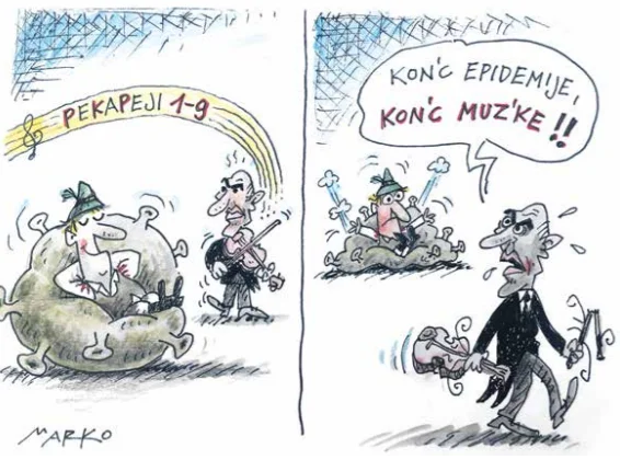 KARIKATURA: Marko Kočevar/Delo