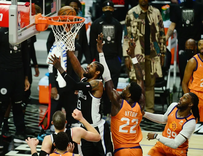 Paul George je bil dve podaji oddaljen od trojnega dvojčka. FOTO:&nbsp;Gary A. Vasquez/ USA Today Sports