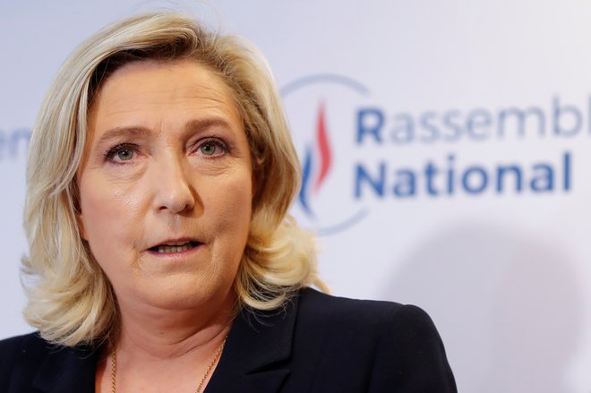 Rezultat na regionalnih volitvah je predvsem veliko razočaranje za Le Penovo. FOTO: Sarah Meyssonnier/Reuters