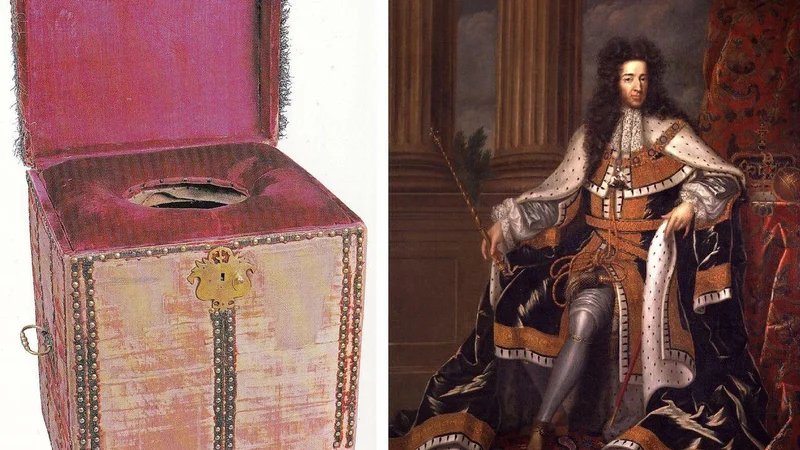 Nekoč so imeli kralji, na fotografiji William III., oblazinjene školjke. FOTO: Lobsterthermidor