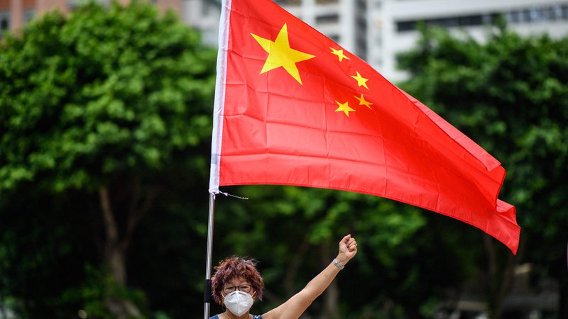 Fotografija: Kitajska komunistična partija bo danes dopolnila sto let. FOTO: Anthony Wallace/AFP
