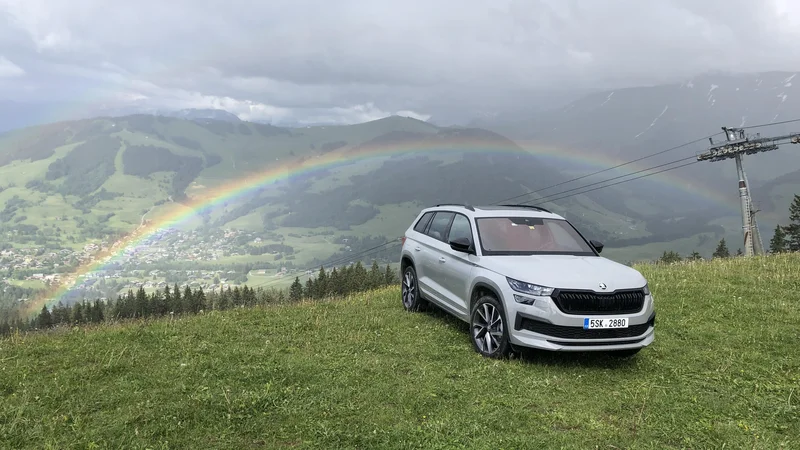 Fotografija: Nad njim je posijala tudi mavrica. FOTO: Aljaž Vrabec
