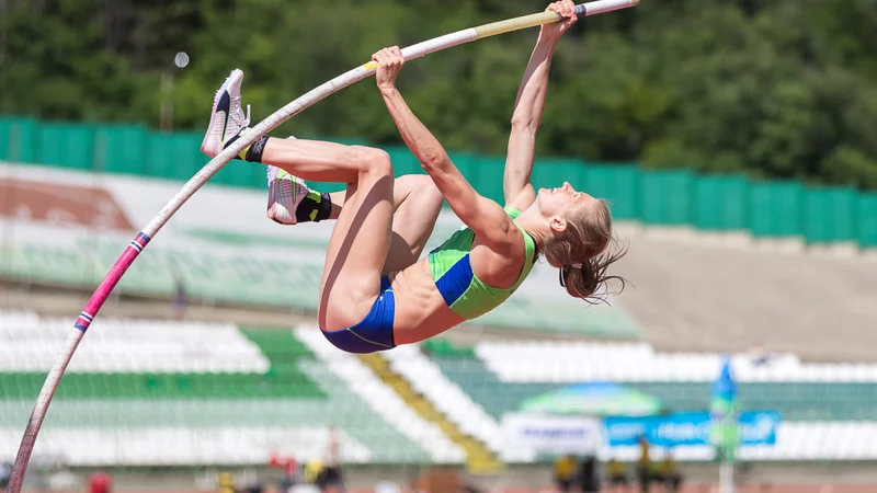 Fotografija: Tina Šutej ohranja pred Tokiem dobro formo. FOTO: Peter Kastelic/AZS