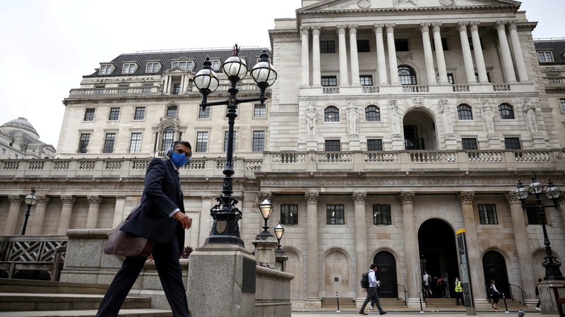 Fotografija: Ko bo glavni ekonomist Andy Haldane zapustil Bank of England, bodo zagovorniki ostrejše denarne politike še bolj v manjšini. FOTO: Henry Nicholls/Reuters