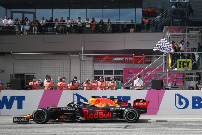 Max Verstappen je dobil obe preizkušnji v Spielbergu. FOTO: Lisi Niesner/Reuters