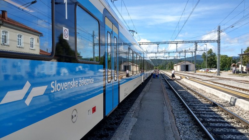Fotografija: Slovenske železnice so skupaj za 320 milijonov evrov brez DDV naročile pri Stadlerju skupaj 52 garnitur, 21 enopodnih, deset dvopodnih (nadstropnih) in 21 diezelskih enopodnih vlakov. FOTO: Aleš Stergar/Delo