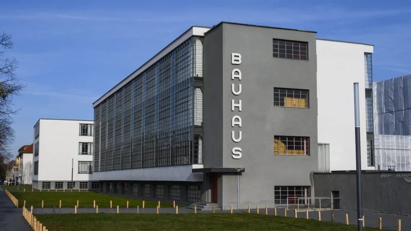 Fotografija: Bauhaus se je vpisal v zgodovino kot eden od začetkov modernizma. FOTO: John Macdougall/AFP