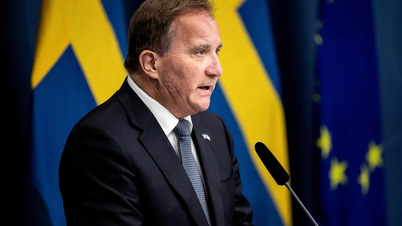 Fotografija: Vodja švedskih socialdemokratov Stefan Löfven je na čelu vlade od leta 2014. Foto: Christine Olsson/Reuters