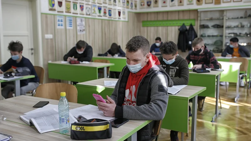 Fotografija: Neobvezno samotestiranje se bo predvidoma nadaljevalo v začetku šolskega leta, tudi zaposleni v vzgoji in izobraževanju si želijo te možnosti. FOTO: Blaž Samec/Delo