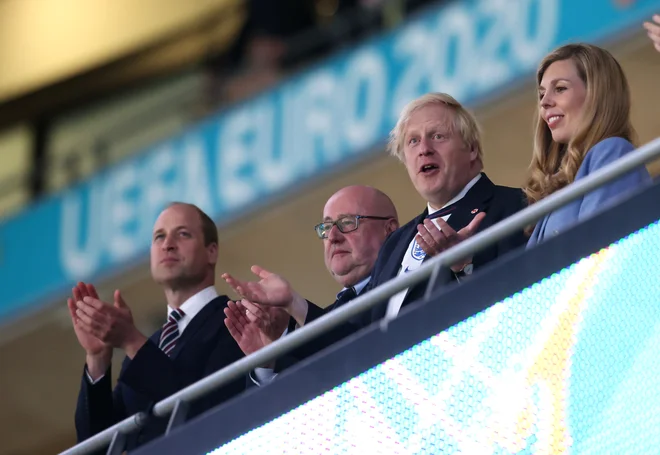 Wembley, častna loža. FOTO: Catherine Ivill/Reuters