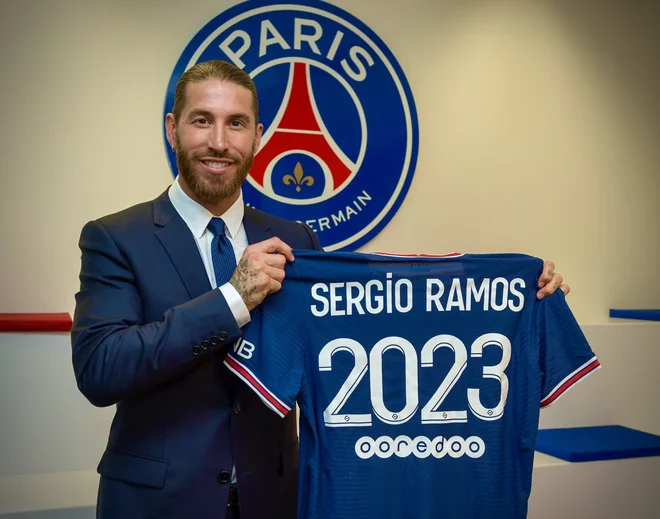 Ramos z novo opremo. FOTO: Paris Saint-Germain
