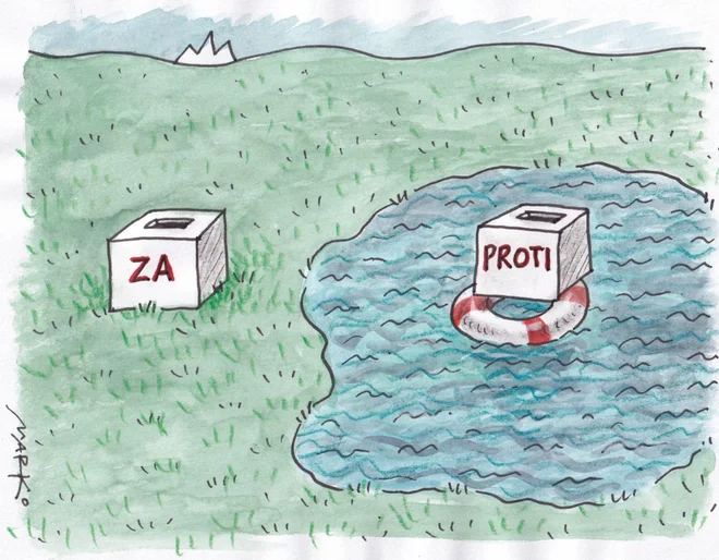 KARIKATURA: Marko Kočevar/Delo
