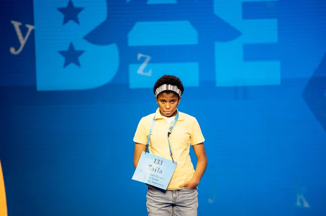 Zaila Avant-garde je letošnja zmagovalka vseameriškega tekmovanja mladih v črkovanju. Foto Heather Harvey / Scripps / Espn Images