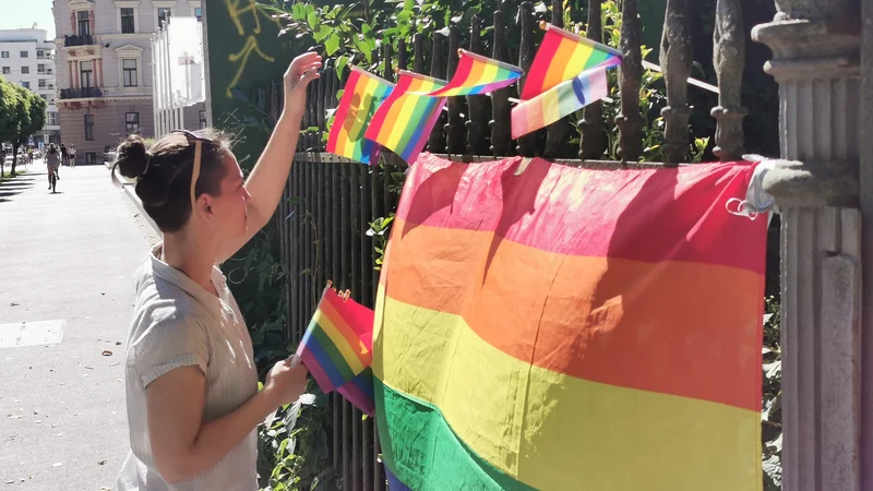 Fotografija: »Madžarska aktivno gradi sovraštvo proti LGBTI ljudem že leta,« ocenjujejo podpisniki izjave. FOTO: Jože Suhadolnik/Delo