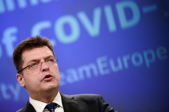 Evropski komisar za krizno upravljanje Janez Lenarčič. Foto: Johanna Geron/Reuters
