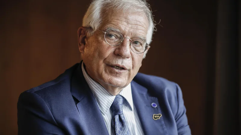 Fotografija: Josep Borrell je poudaril, da izjave premierja trenutno predsedujoče države Svetu EU ne izražajo stališča povezave. FOTO: Uroš Hočevar