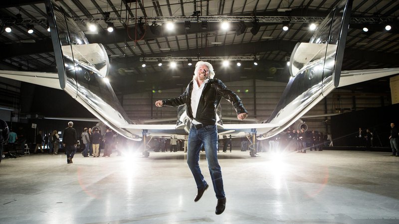 Fotografija: Podjetje Richarda Bransona Virgin Galactic je osredotočeno zgolj na turiste. Letalo za zdaj ni predvideno za druge namene. FOTO: Jack Brockway/Virgin