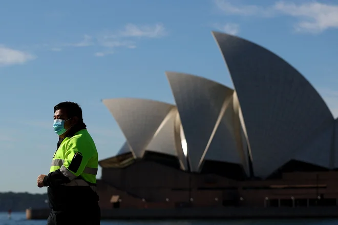 Prebivalci Sydneyja trenutno ne smejo zapustiti domov, izjema velja za nakupovanje, obisk zdravnika in rekreacijo. FOTO: Brendon Thorne/Afp