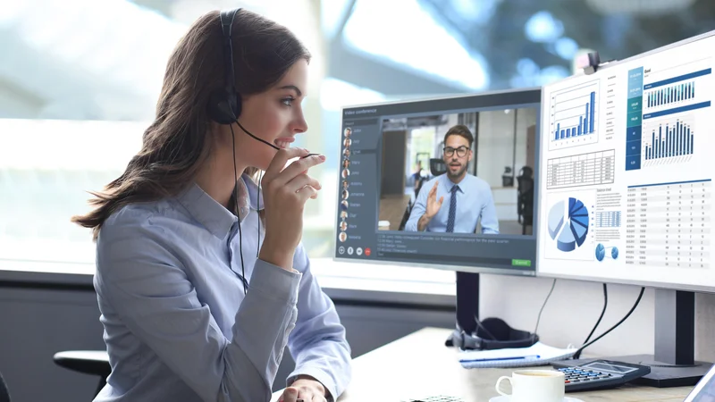 Fotografija: Digitalizacija je velike spremembe prinesla v prodajo, velik del posla se seli na digitalne platforme, predvsem videokonference. FOTO: Tsyhun/Shutterstock