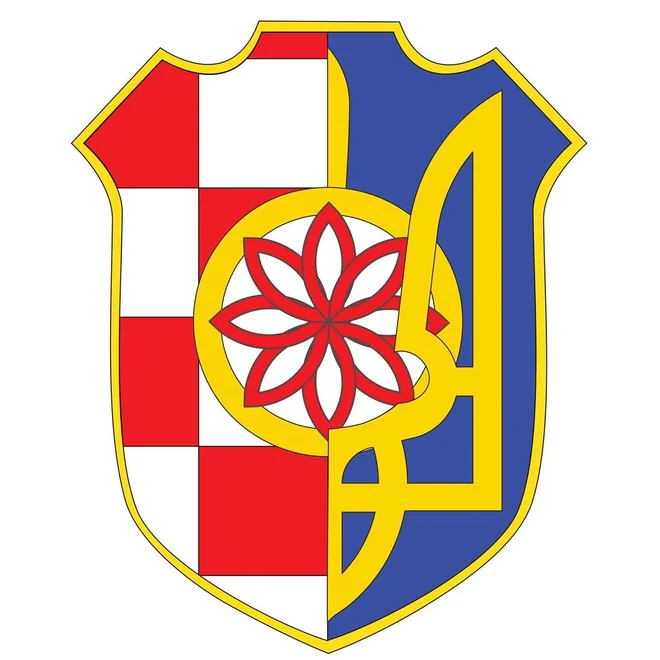 Grb združenja Bila Hrvatska/Біла Хорватія. FOTO: K. E.