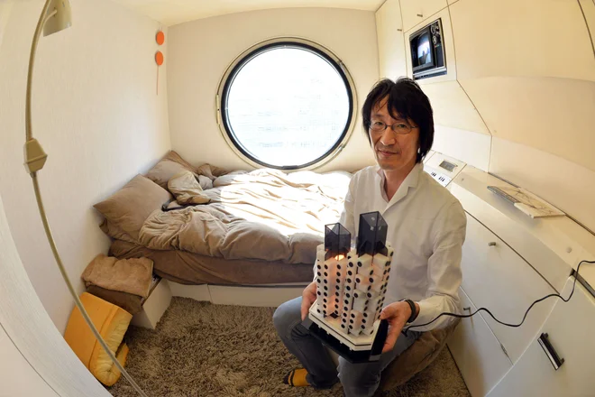 Posebna hotelska kapsula. FOTO: Yoshikazu Tsuno/AFP