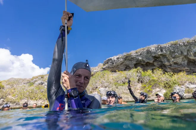 Sproščen in umirjen nasmeh ob vrnitvi na površje po rekordnem potopu FOTO: Daan Verhoeven