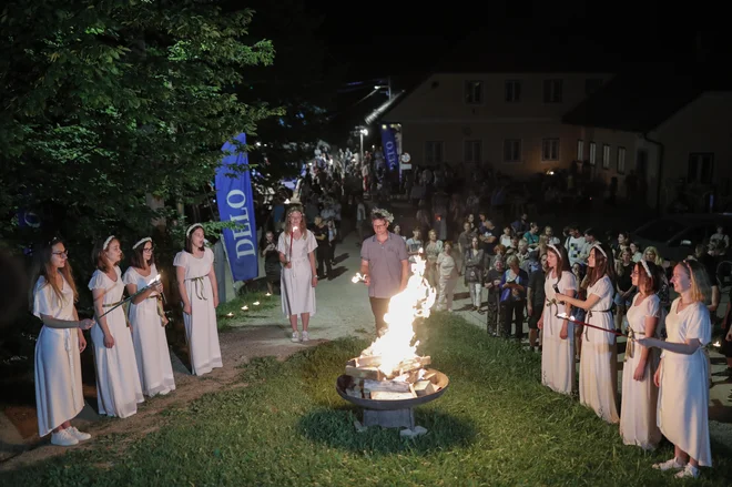 Tudi tokrat je bil vrhunec podelitve prižig kesa. FOTO: Uroš Hočevar/Delo