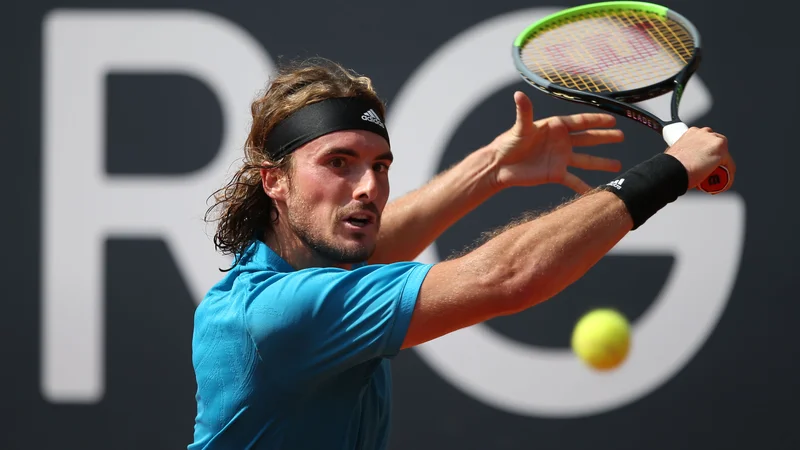 Fotografija: Stefanos Tsitsipas je eden od najvidnejših zastopnikov novega teniškega rodu. FOTO: Cathrin Mueller/Reuters