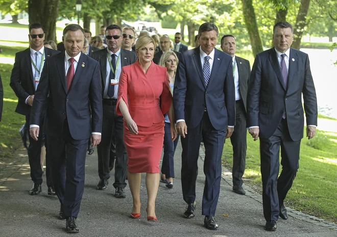 Kot hrvaška predsednica se je večkrat srečala s slovenskim kolegom Pahorjem, tudi za zadnji poslovilni obisk v tujini si je izbrala Slovenijo.<br />
Foto Jože Suhadolnik