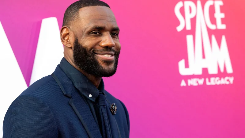 Fotografija: LeBron James je eden največjih športnih zvezdnikov. FOTO: Valerie Macon/AFP