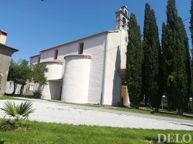 Cerkev svetega Kancijana v Truškah so zgradili v 16. stoletju. FOTO: Simona Bandur