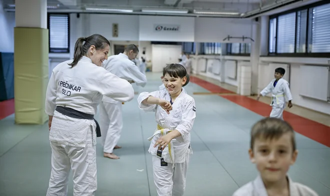 Judo Klub Sankaku Ljubljana. FOTO: Blaž Samec/Delo