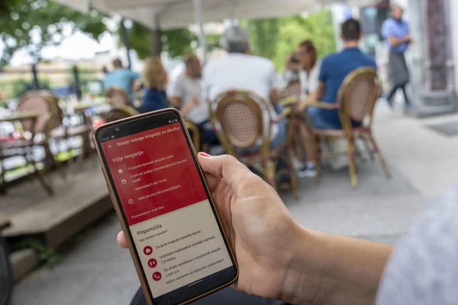 Rdeča je dokaz, da z izpolnjevanjem pogojev PCT nekaj ni v redu. FOTO: Voranc Vogel/Delo