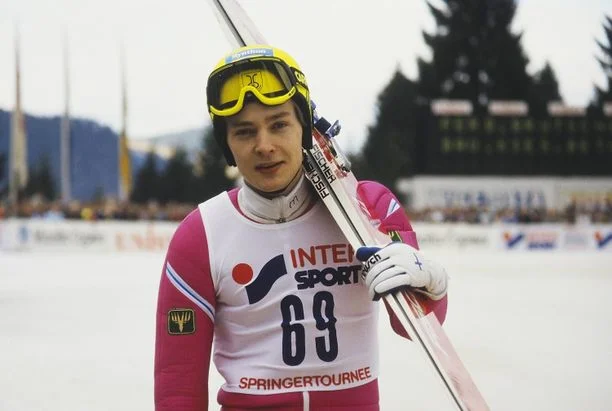 Tuomo Ylipulli je enkrat okusil tudi slast posamične zmage v svetovnem pokalu, v katerem je bil najboljši na tekmi novoletne turneje leta 1987 v Bischofshofnu. FOTO: V. S.