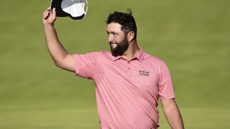 Fotografija: Bask Jon Rahm Rodriguez je bil v pičlih dveh mesecih dvakrat pozitiven na testu za covid-19. FOTO: Rebecca Naden/Reuters