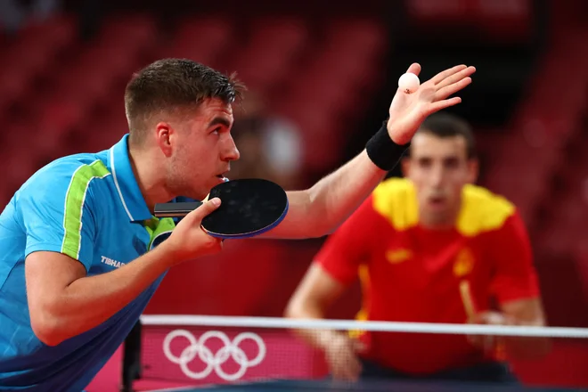 Darko Jorgić (levo)je imel obilo dela s Špancem Alvarom Roblesom. FOTO: Thomas Peter/Reuters