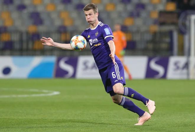 Kapetan Aleks Pihler se je odrezal z dvojčkom golov za Maribor.&nbsp; FOTO: Tadej Regent/Delo