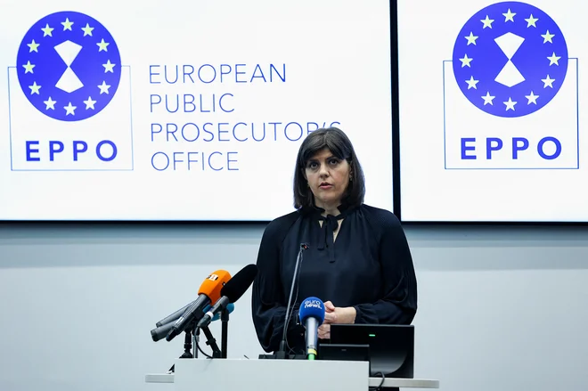 Glavna evropska tožilka Laura Kövesi. FOTO: Kenzo Tribouillard/Afp
