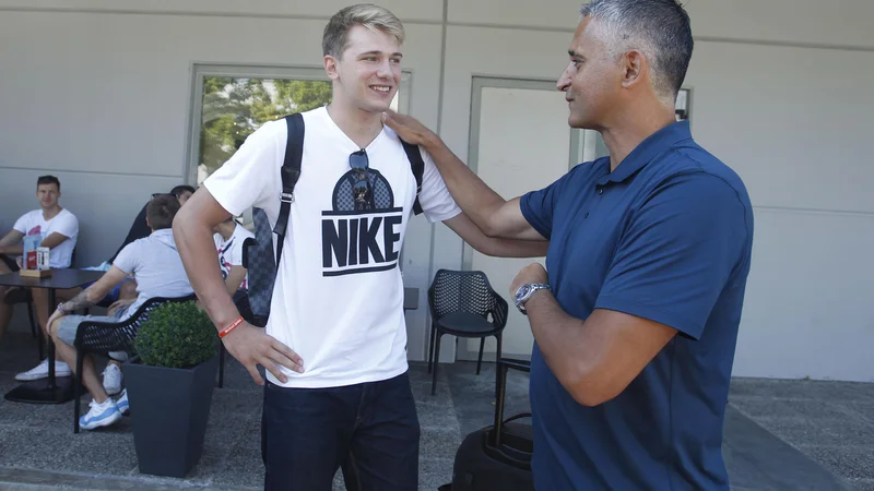 Fotografija: Luka Dončić in Igor Kokoškov sta odlično sodelovala. FOTO: Leon Vidic