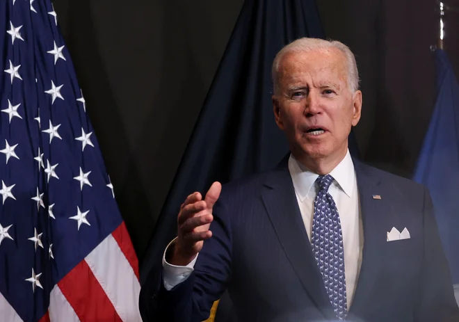 Biden namerava v četrtek predstaviti tudi nove spodbude za cepljenje. FOTO: Evelyn Hockstein/Reuters