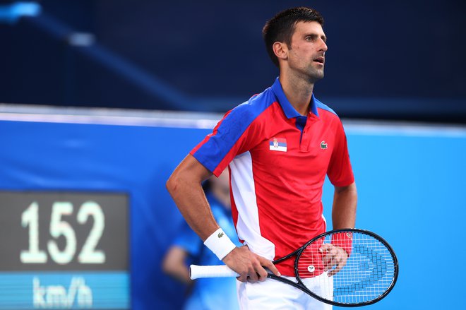 Novak Đoković med dvobojem s Špancem. FOTO: Edgar Su/Reuters