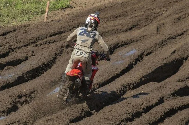 Tim Gajser je bil v Belgiji šesti. FOTO: Honda Racing