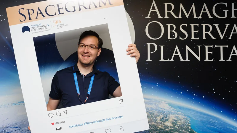 Rok Nežič se je v Veliko Britanijo preselil takoj po gimnaziji. FOTO: Liam Mcardle/Observatorij in Planetarij Armagh