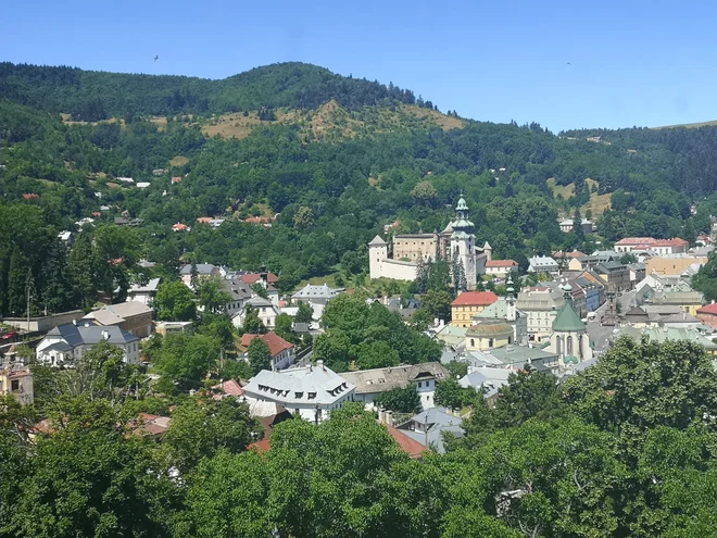 Poznogotsko in renesančno jedro Banske Štiavnice je vpisano na Unescov seznam svetovne dediščine.&nbsp;FOTO:&nbsp;Marko Gams