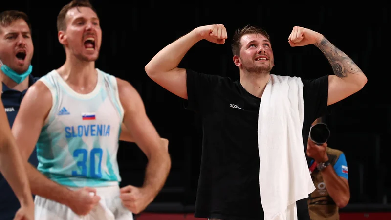 Fotografija: Zoran Dragić in Luka Dončić sta očarala košarkarske sladikusce. FOTO: Brian Snyder/Reuters
