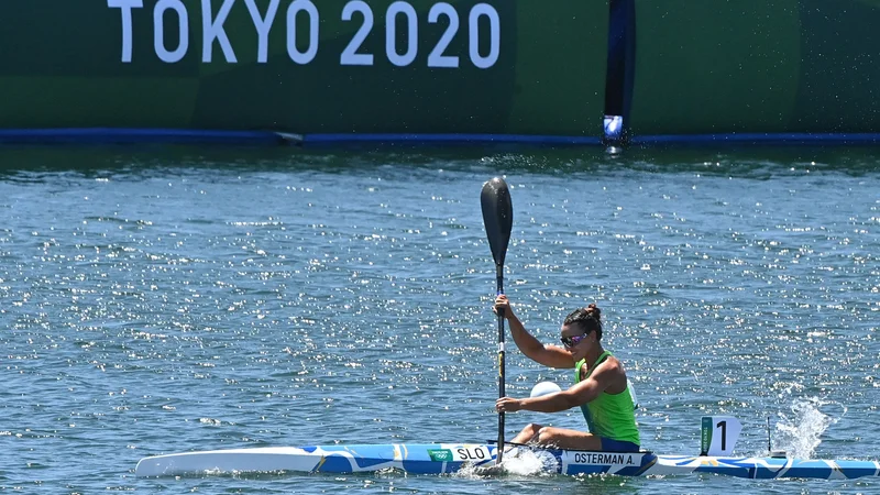 Fotografija: Anja Osterman se je zanesljivo uvrstila v polfinale. FOTO: Luis Acosta/AFP