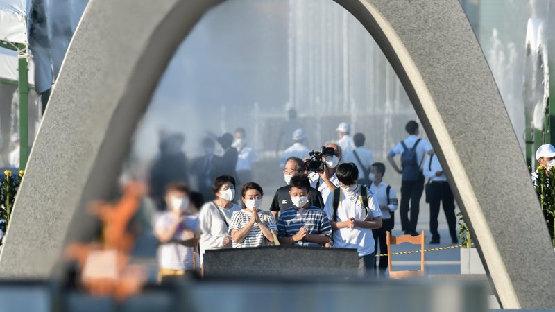 Fotografija: Hirošima je danes po vsem svetu simbol grozot vojne ter s tem prizadevanj za mir in svet brez jedrskega orožja. FOTO: Reuters